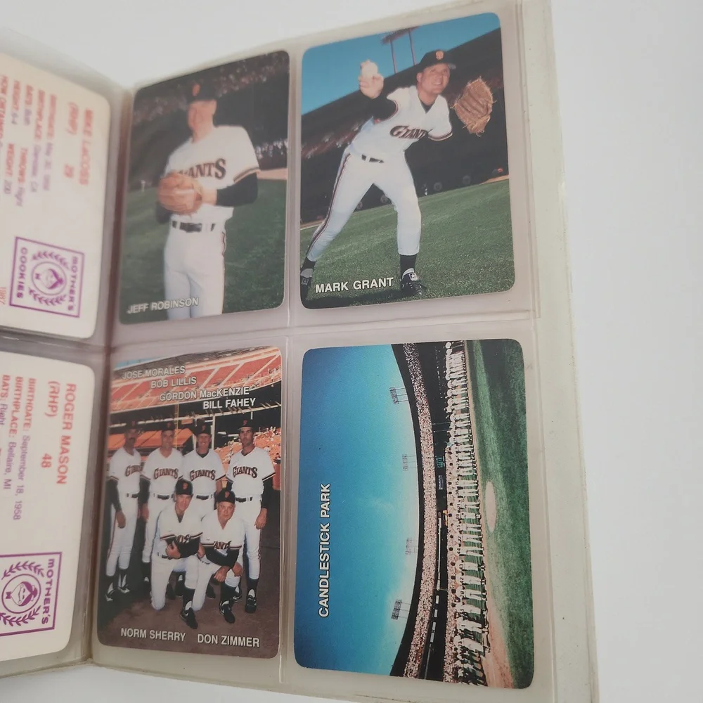 San Francisco Giants Vintage 1987 Mother's Cards Book - Picture 12 of 13